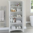 thumbnail image 4 of Salinas Bathroom Storage Cabinet with Doors in White/Shiplap - Engineered Wood, 4 of 7