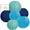 Diamond Blue, Turquoise, Navy, variant on Andaz Press Diamond Blue, Turquoise, Navy Blue Hanging Paper Lanterns Decorative Kit, 6-ct with Free Gifts Table Party Sign
