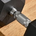 thumbnail image 3 of Soozier 40lbs Rubber Dumbbells Weight Set for Body Fitness Training Home Office, 3 of 9