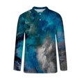 thumbnail image 4 of Tops para hombre Camisas Blusas Elegantes Camisas casuales de manga larga Moda Cuello vuelto Camiseta Otoño Impresión Sweartshirt Odeerbi ODB-5, 4 of 5