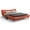 Red, variant on US Pride Furniture™ Meir Faux leather Upholstered Platform Bed, White, Queen