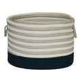 thumbnail image 3 of HL31A018X018 Chloe Stripe Basket - Pale Banana 18"x18"x12" Basket, 100% Polypropylene - Round., 3 of 3