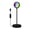 Black Base, RGB and Warm White, variant on BIMZUC RGB Sunset Atmospheres Lamp, 360 Degree Adjustable Projection Night Light with Remote, White (11.14 inches / 283 mm)