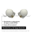 thumbnail image 3 of Audífonos Inalámbricos con Noise Cancelling Sony True Wireless WF1000XM4 Plateado, 3 of 4
