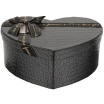 Chocolate Boxes Packaging Heart Shaped Gift Box 31.00X24.50X12.00CM Black