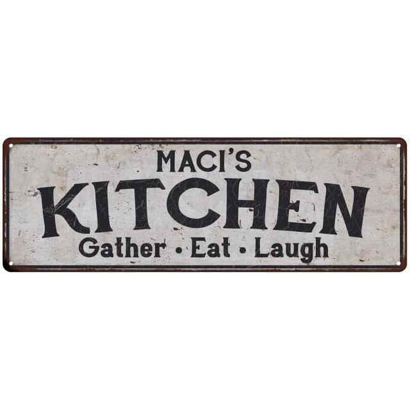 MACI's Kitchen Rustic Chic Decor Gift 6x18 Sign 106180051088