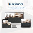 thumbnail image 6 of Machine Washable Area Rug - Low Pile Non-Shedding with Non-Slip Backing, 2X6FT, Black, 6 of 8