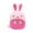 B, variant on 10 Inch Cute Rabbit Compact Backpack, Soft Plush Cartoon Style Bag for Daily Travel & Casual Use