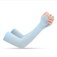 thumbnail image 1 of Protection UV Couverture de Bras de Refroidissement pour les Femmes et les Hommes, Couverture de Manches de Soleil avec Trou pour le Pouce pour le Vélo, la Conduite, la Pêche, le Golf, Couverture de Bras de Refroidissement Randonnée pour les Femmes et les Hommes, 1 of 1