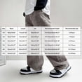 thumbnail image 3 of GXWEA Boys Jeans Boys Grey Washed Wide Leg Jeans Kids Loose Straight Denim Pants Spring Casual Outfit（Coffee,5-6 Years）, 3 of 9