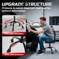 thumbnail image 4 of Taburete Rolling Shop FreekyFit con respaldo, ajustable de 40 a 46 cm, 4 of 9