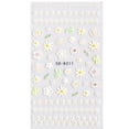 thumbnail image 2 of WIZUTIZ Nail Art Embossed Sticker 5d Three-dimensional Hollow White Lace Flower Nail Applique up to 30% Off Multicolor, 2 of 3