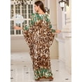thumbnail image 2 of CFCSRP Plus Size Caftans Moo Moo for Women Swimsuit Cover up Summer Beach Kaftan Swimwear Maternity Dress, 2 of 6