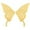 Yellow, variant on KHONTS 1 Pair Fairy Wings Sew on Patches Butterfly Lace Appliques Wings Embroidery Collar Neckline Trims Embellishments DIY Garment Dress Supplies Yellow One Size