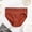 Orange, variant on Siminsem Ribbed Cotton Panties for Women Mid Waist Seamless Briefs Breathable Soft Underwear No Show Stretchy Comfortable Multipack S-XXL, Khaki,L