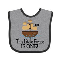 Inktastic Pirate 1st Birthday Party Boys Baby Bib