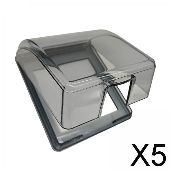 5x Cubierta de Tomacorriente Resistente a La Intemperie Cubierta de Tomacorriente Eléctrico 1 Banda Protector de Receptáculo Y Enchufe Exterior para B 5 piezas