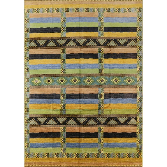 Ahgly Company Indoor Rectangle Mid-Century Modern Coffee Brown Solid Area Rugs, 5' x 8'