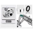 thumbnail image 3 of 40Degree Adjustable Faucet Angled Curved Foot Eccentric Screw Corner Tap Adapter, 3 of 5