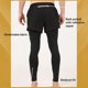 thumbnail image 5 of Pantalones deportivos 2 en 1 para hombre ajustados elásticos absorbentes de humedad transpirables para correr baloncesto, 5 of 8
