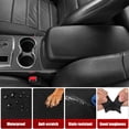 thumbnail image 5 of KBH Center Console Lid Cover Replacement for 2008-2010 Dodge Charger Accessories/Chrysler 300, Car Armrest Upholstery Cover, Black Leather Skin Only, 5 of 7