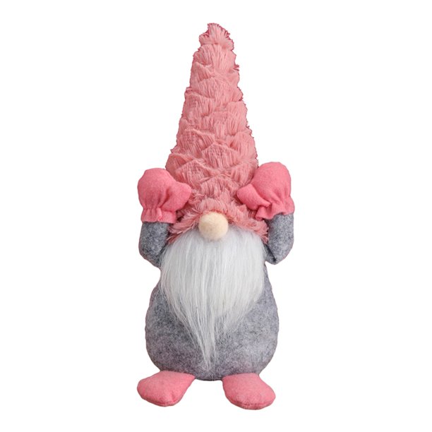 Gibobby Sin rostro enano enano Navidad muñeca decoración Decoración(Pink,Talla única)