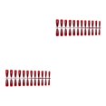 thumbnail image 4 of Guardurnaity 24 piezas de prensa extra larga en uñas artificiales DIY uñas acrílicas sólidas resistentes a los arañazos para salones de 6 rojo oscuro 2Conjunto, 4 of 6