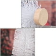 thumbnail image 7 of Mini Christmas Trees DIY Xmas Bottle Brush Trees, Artificial Trees Tabletop Trees with Wooden Bases for DIY Craft Home Xmas Party Decor/White, 7 of 7