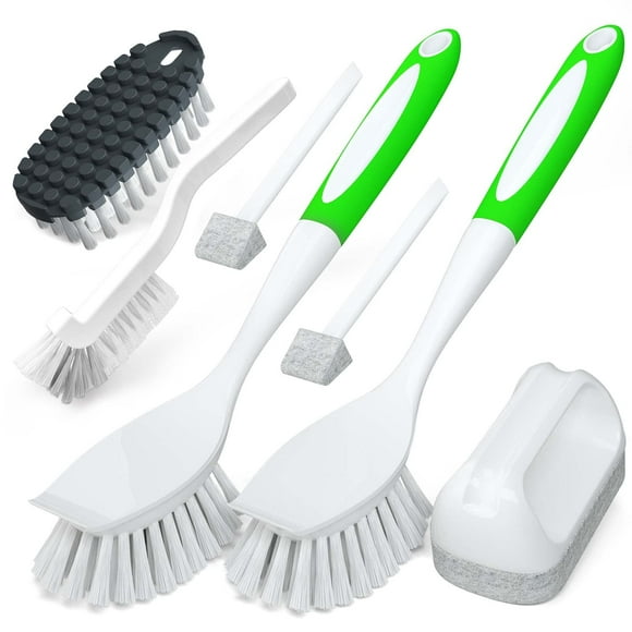 Holikme Lot de 5 Brosse de Nettoyage de Cuisine, Vert