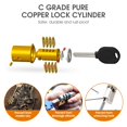 thumbnail image 4 of Candado plegable para bicicleta ICOCOPRO Compact con 3 llaves, 85 cm, antirrobo, 4 of 7