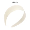 thumbnail image 3 of Qarigey Diadema de resina ABS para mujer, Color sólido, informal, estilo Simple, fácil de combinar, banda para el pelo para limpieza facial de viaje, Accesorio para el cabello Blanco 48 mm Qarigey  AP015869-02, 3 of 6