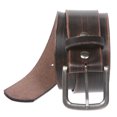 thumbnail image 2 of 1 3/4" (45 mm) Cowhide Vintage Retro Distressed Solid Leather Belt, 2 of 3