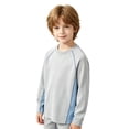 thumbnail image 4 of Bigetiay Girls Boys Fall Clothes Kids Crew Neck Long Sleeve Shirts Breathable Lightweight Basic Tee for Casual, Size 10-11 Years, 4 of 4