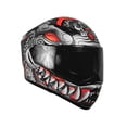 thumbnail image 1 of Casco Para Moto Kov Estelar Balam Rojo Gris Con Led, 1 of 5
