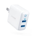 thumbnail image 2 of Cargador de pared USB dual Anker, PowerPort II 24W, cargador de viaje ultracompacto con tecnología PowerIQ y enchufe plegable, para iPhone XS / Max / XR / X / 8 / 7 / 6 / Plus, iPad Pro / Air 2 / mini, 2 of 2