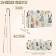 thumbnail image 4 of FORMRS Women Crossbody Purse with Chain Strap Vegan Leather Shoulder Handbag, Whimsical Rabbits, 4 of 7