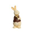 thumbnail image 1 of Rabbit Ornament Realistic Rabbit Statue Synthetic Resin Couple Bunny Ornament for Office Home Decoration, 1 of 4