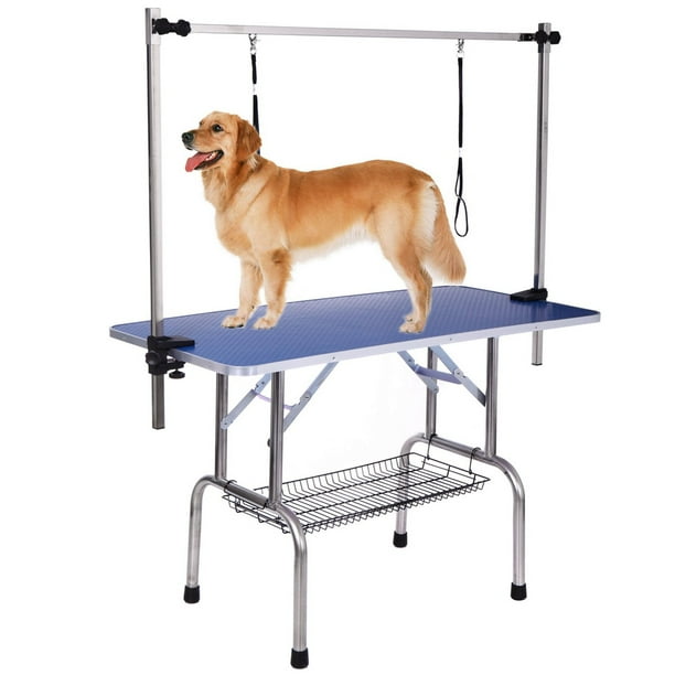 Professional Dog Grooming Table, 46" Folding Pet Grooming Table with