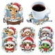 thumbnail image 1 of Posavasos Brillantes para Kits Pintura Diamantes 5D 6 Uds. Navideños, 1 of 9