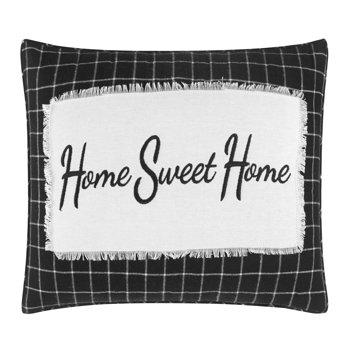 Mainstays Oblong Sweet Home Pillow, 14 in x 20 in, Polyester Fill