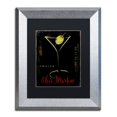 thumbnail image 2 of Trademark Fine Art "Olive Martini II" Canvas Art by Color Bakery, Black Matte, Silver Frame, 2 of 4