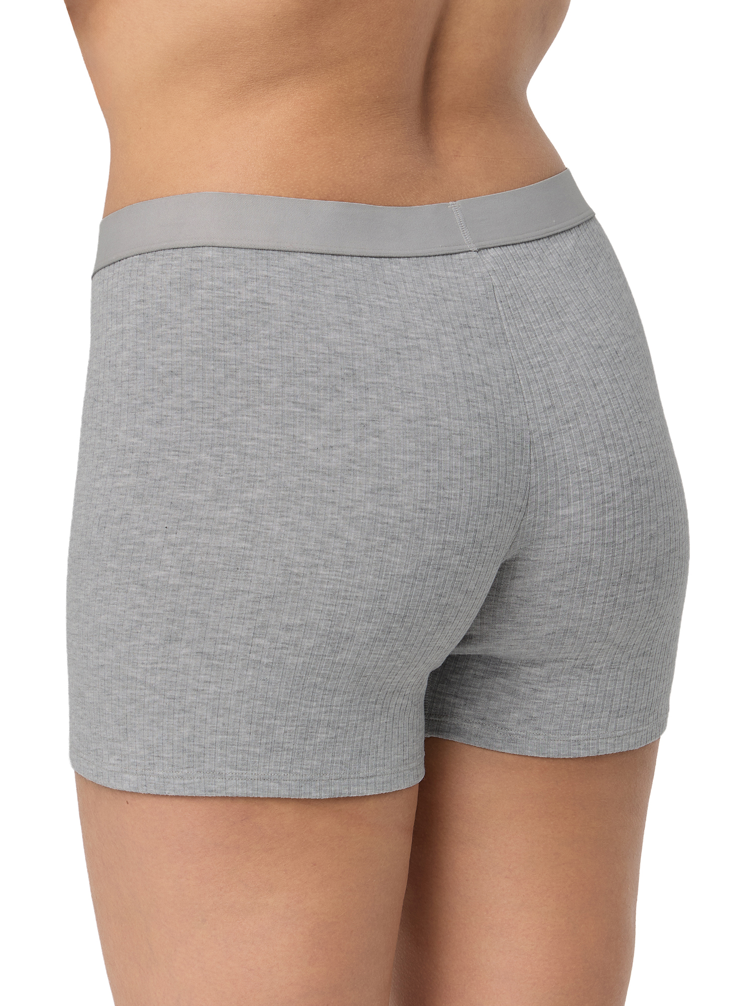 Kindly Yours Women’s So Comfy Rib Lounge Boxer, 2-Pack, Sizes XS-XXXL