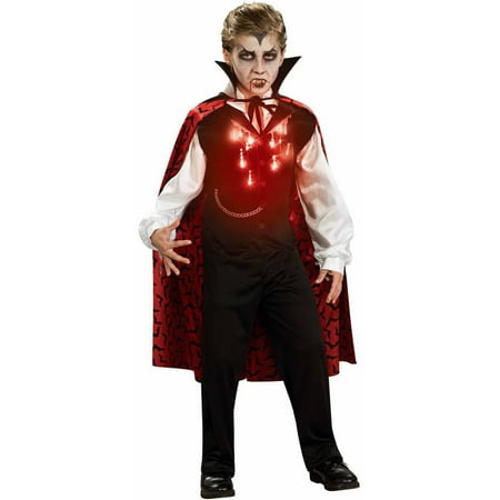 Lite-Up Vampire Boys' Child Halloween Costume (Best Vampire Halloween Costumes)