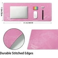 thumbnail image 2 of Pink Japanese Anime Gaming Mouse Pad XL Cute Kawaii Wave Moon Extended Large Desk Mat Big Mousepad Non-Slip Rubber Base Stitched Edge Long Desk Pad for Desktop Office PC Computer,31.5×11.8 Inches, 2 of 14