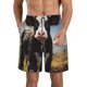 thumbnail image 1 of Balery Cute Prairie Cow Traje de Baño Estilo Hawaiano para Hombre, Shorts de Secado Rápido con Bolsillos-3X-Large, 1 of 6