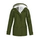 thumbnail image 1 of Cortavientos de secado rápido para amantes de la ropa, impermeable, a prueba de viento y con capucha para hombre y mujer. Verde M, 1 of 4
