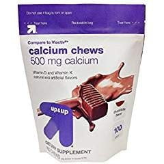 Calcium Supplement Soft Chews - Chocolate - 100ct - up & up™
