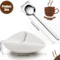 thumbnail image 2 of B Bandejas de Dosis de Granos de Café Cuchara de CeráMica Juego de Separadores de Té Herramientas Cuchara en Grano de Café Pala Bandejas de Té, 2 of 5