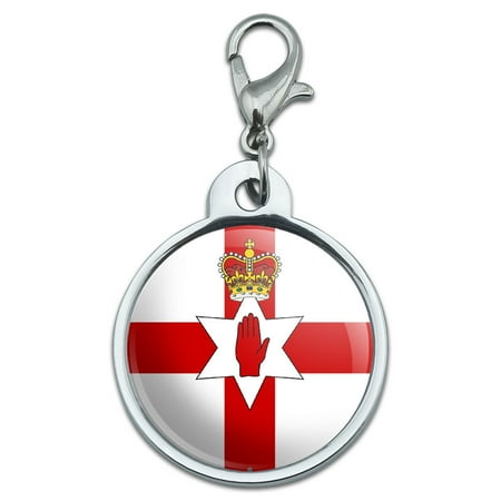 Northern Ireland Flag Ulster Banner Small Metal Id Pet Dog Tag