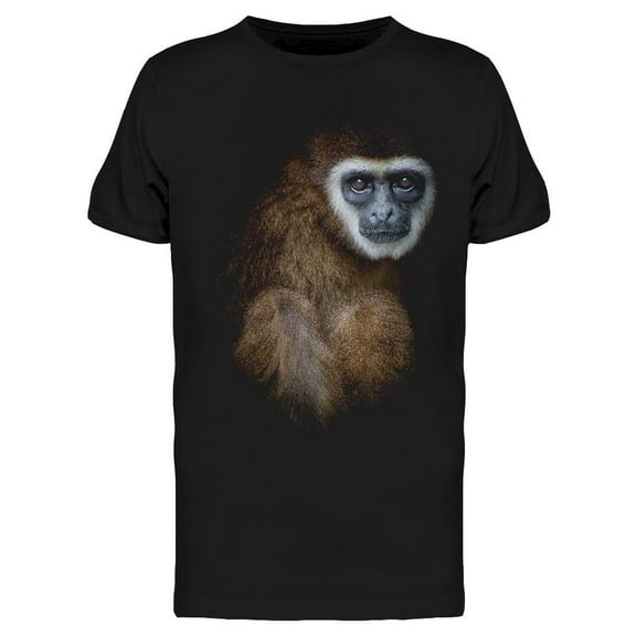 Gibbon Looking At Front Tee Men's -Image by Shutterstock